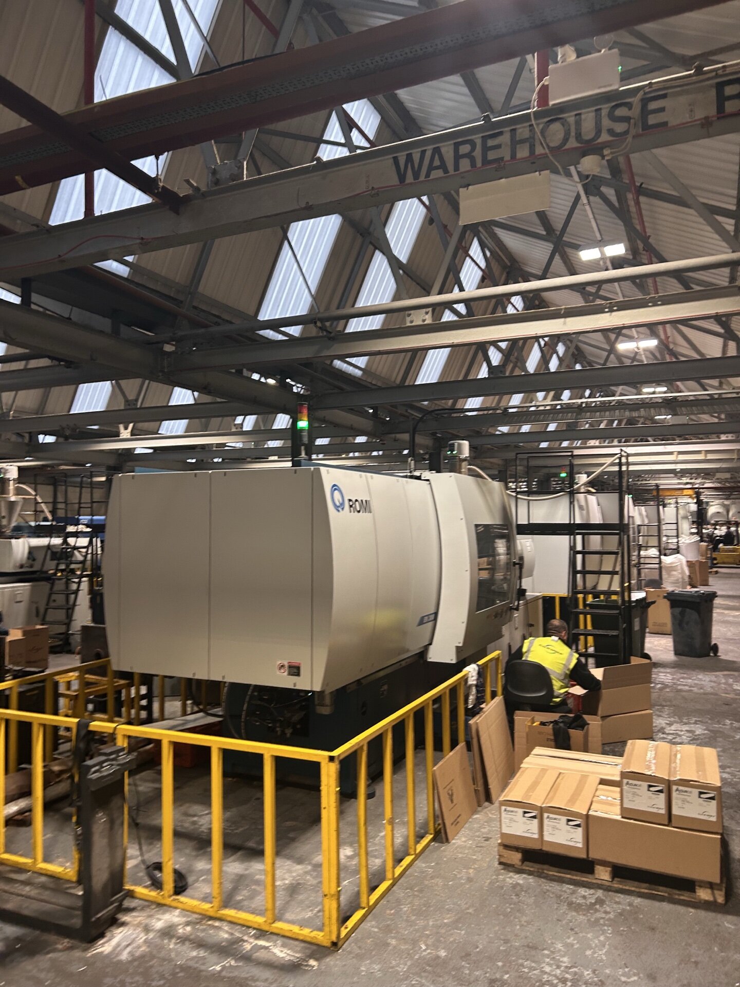 Injection moulding production